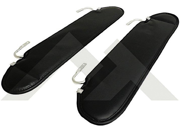 Crown Automotive - Black Sun Visor Set For 19871995 Jeep Yj Wrangler - RT52005