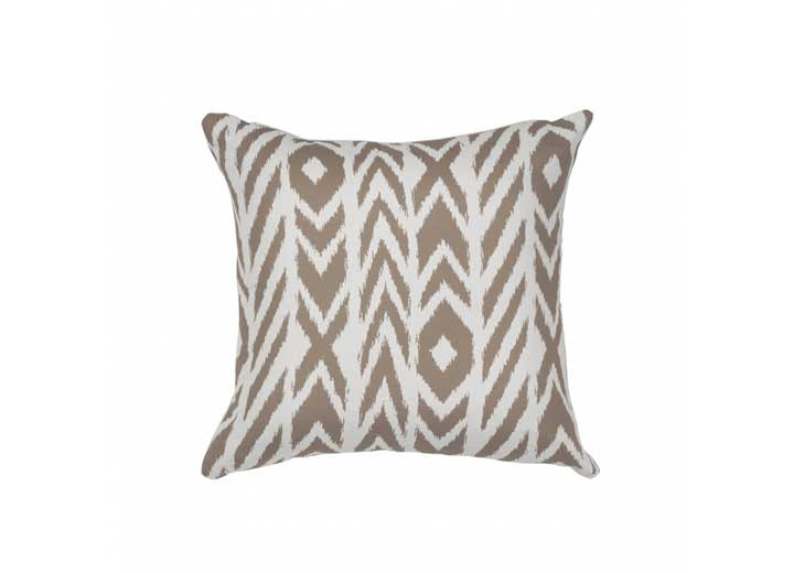 California Umbrella - 18in X18in Pacifica Accent Throw Pillow In Fire Island Hemp Olefin - TP18-FA44