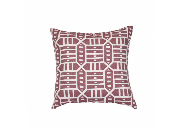 California Umbrella - 18in X18in Pacifica Accent Throw Pillow In Roland Red Olefin - TP18-FA55