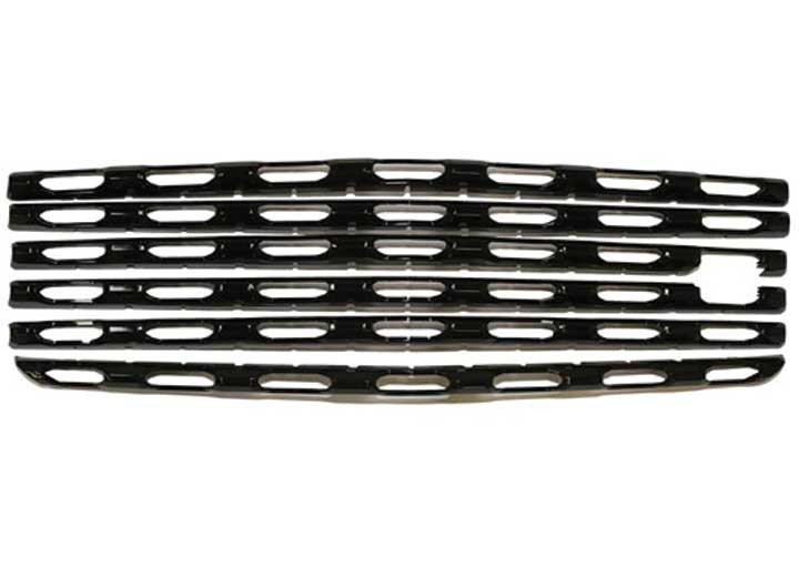 Coast To Coast - 19c Silverado Wt/custom/trail Boss/lt Trail Boss Grille Overlay Gloss Black - GI167BLK