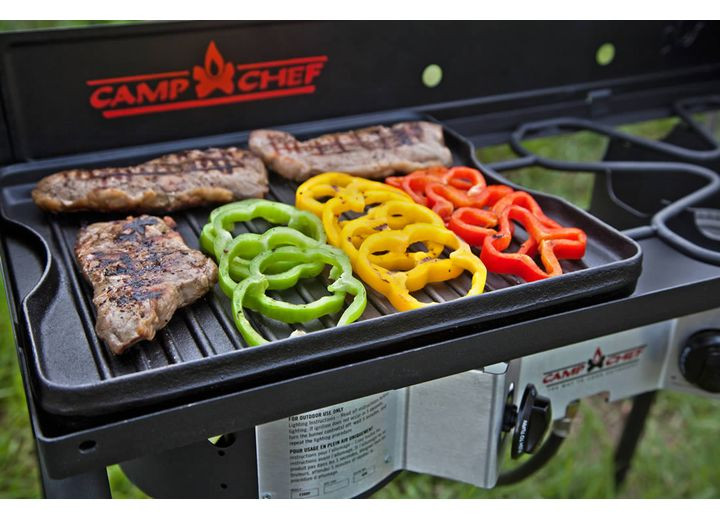 Camp Chef - 14in X 16in Reversible Cast Iron Grill/griddle - CGG16B