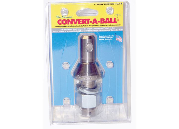 Convert-A-Ball - 1in Standard Chrome Shank - 102B