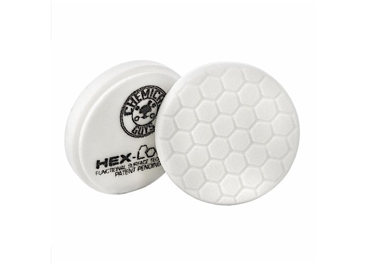 Chemical Guys - 5.5 Hexlogic Pad  White Medium Light Polishing Pad (5.5inch) - BUFX_104HEX5