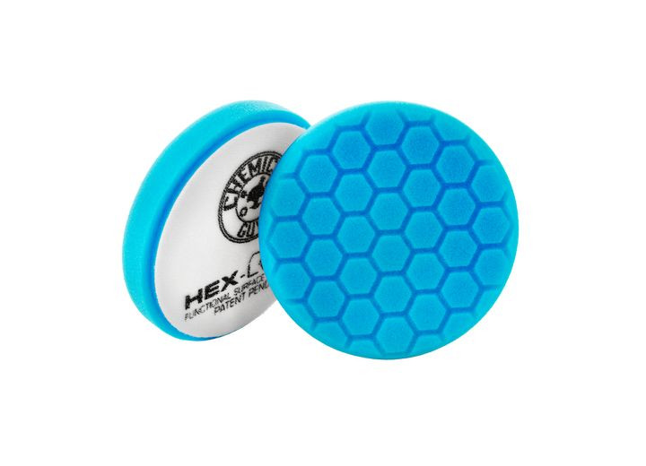 Chemical Guys - 6.5 Hexlogic Blue Light Cleaning Glazes And Gloss Enhancing Pad (6.5inch) - BUFX_105HEX6
