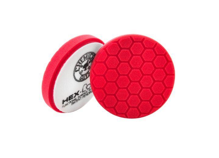 Chemical Guys - 6.5 Hexlogic Pad Red Perfection Ultrafine Wax & Sealant Finishing Pad (6.5in - BUFX_107HEX6