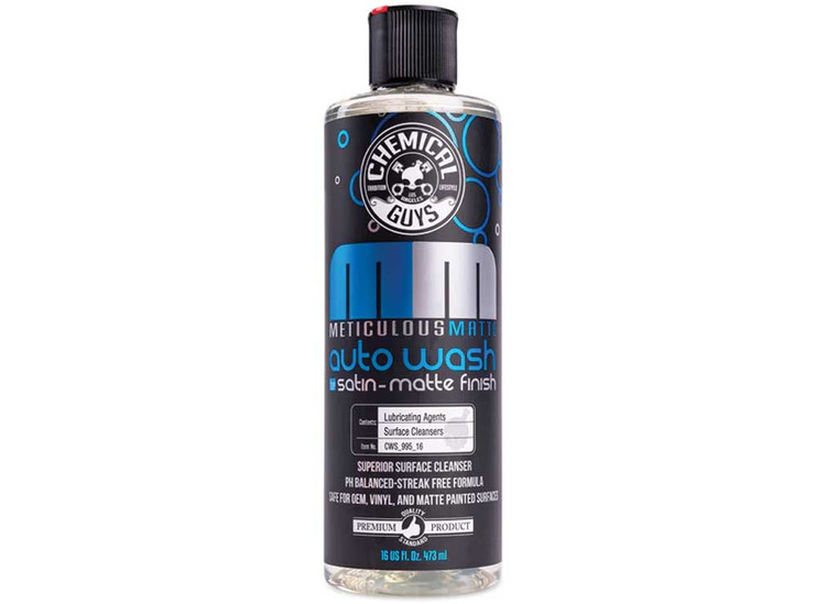 Chemical Guys - Meticulous Matte Auto Wash For Satin Finish & Matt Finish Paint (16 Oz) - CWS_995_16
