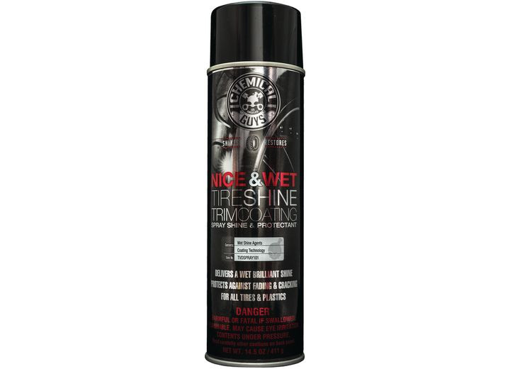 Chemical Guys - Nice And Wet Tire Shine Trim Coating(aerosol) (14.5 Oz.) - TVDSPRAY101