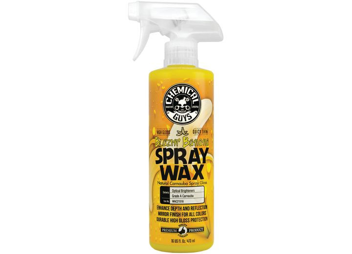 Chemical Guys - Blazin Banana Carnauba Spray Wax 16 Oz - WAC21516
