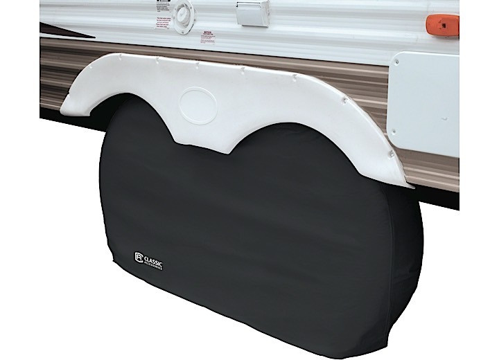 Classic Accessories - Dual Axle Wheel Cover Blksm2cs - 80-242-020402-00