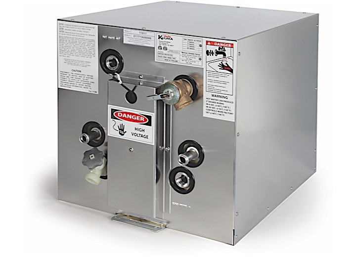 Camco - 6 Gal Electric Water Heater 120v Front Heat Exchfr/back Mount - 11811