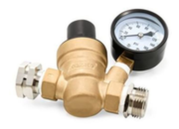 Camco - Adjustable Water Pressure Regulator Brass (e/f) Llc - 40058