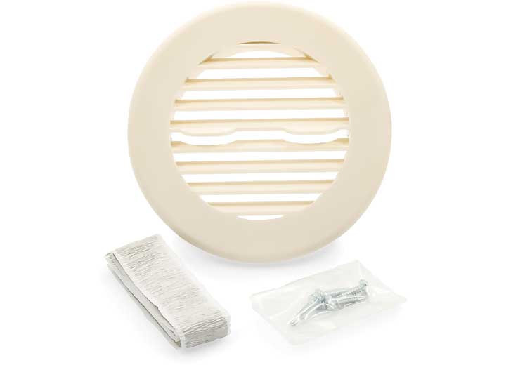 Camco - Ceiling Vent A/c Fixed Louvers Beige - 40411