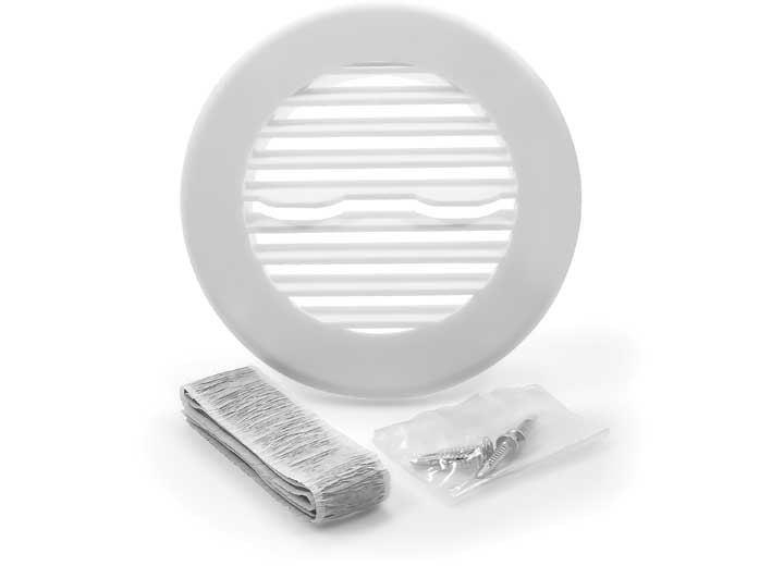 Camco - Ceiling Vent A/c Fixed Louvers White - 40413