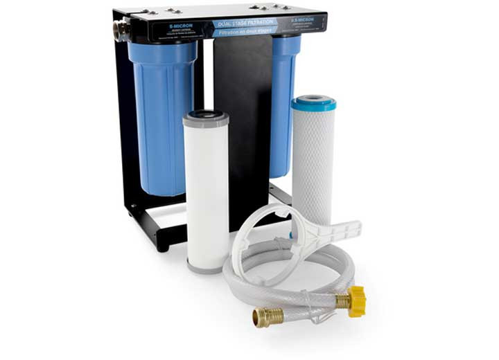 Camco - Evo X2 Dual Stage Premium Rv Water Filter Kit - 40639