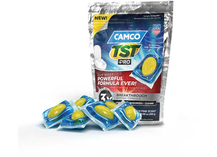 Camco - Tst Pro Rv Holding Tank Treatment Dropins American Pine Scent 10 Pack - 41770
