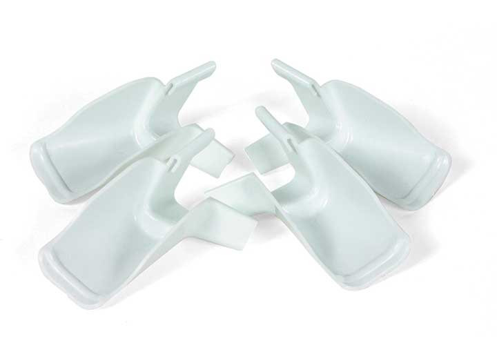 Camco - Gutter Extensions White Set Of 4 (2 Left/2 Right) - 42123
