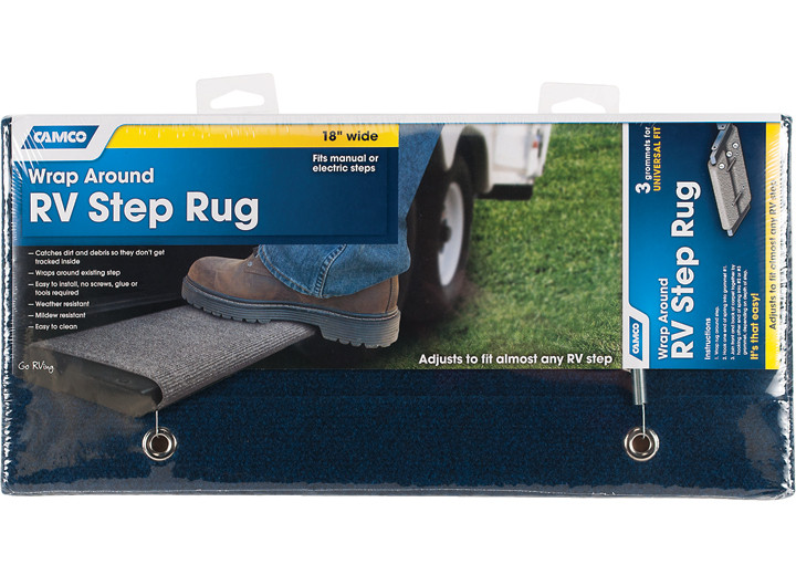 Camco - Step Rug Reg Blue - 42924