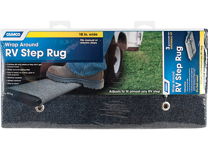 Camco - Step Rug Reg Gray - 42925