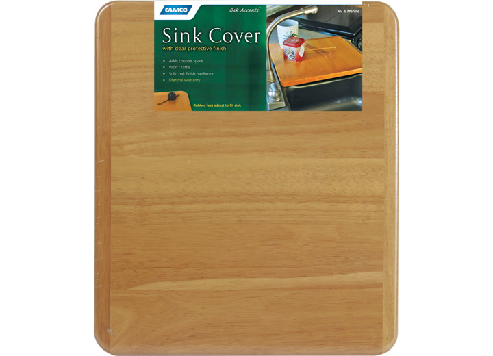 Camco - Oak Accents Sink Cover 13in X 15in - 43431