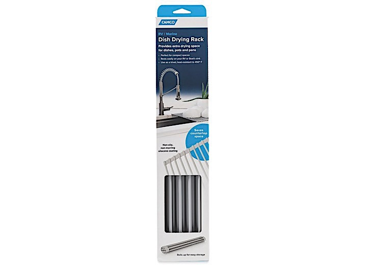 Camco - Rollup Dish Drying Rack 17inx13in - 43519