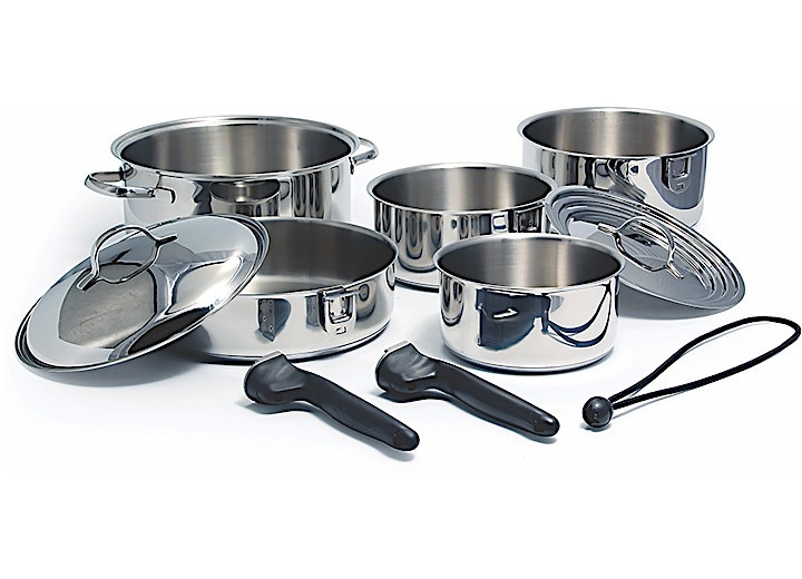 Camco - Ss Cookware 10 Pc Nesting Set (camco) - 43921