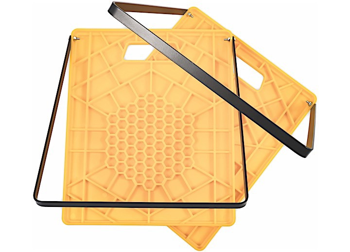 Camco - Stabilizer Jack Pad Large (14.4inx12.0inpad) W/handle 2 Pk - 44543