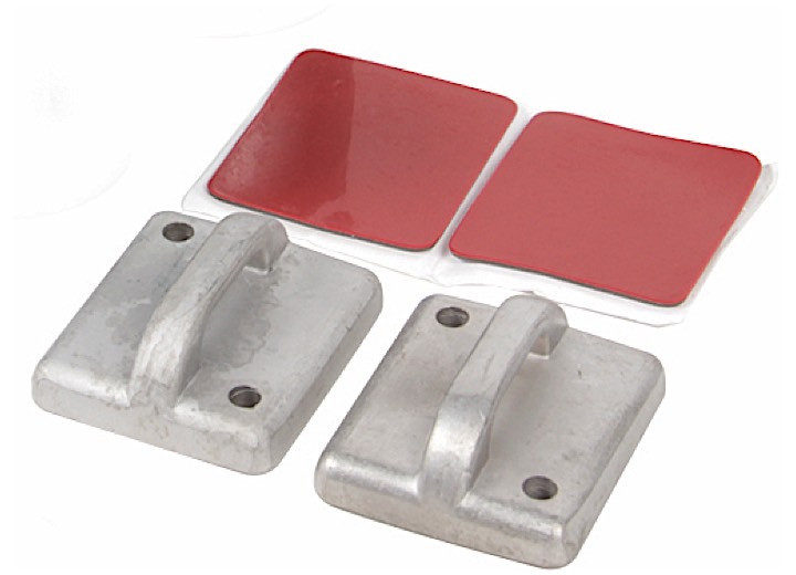 Camco - Genturi Alum Hook 2pk W/tape - 44892