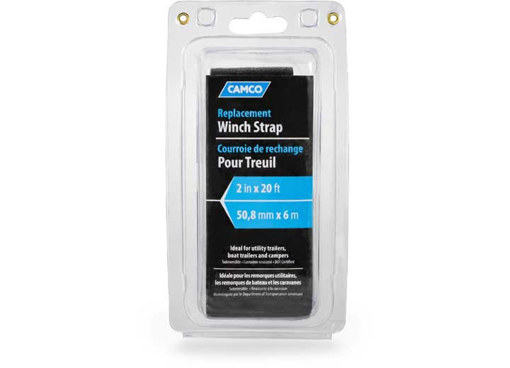Camco - Winch Strap 20ft Replacement - 50002