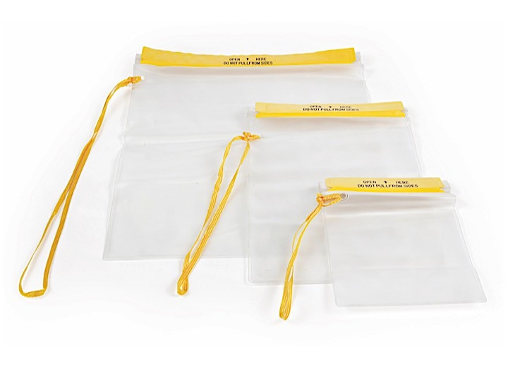 Camco - Waterproof Pouch Set Of 3 Bilingual - 51340