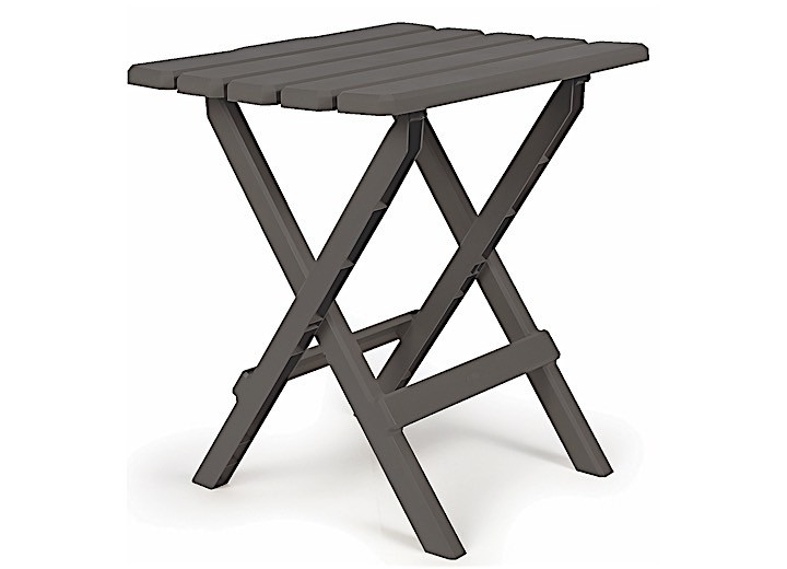 Camco - Table Adirondack Style Quick Folding Plastic Sm Charcoal - 51881