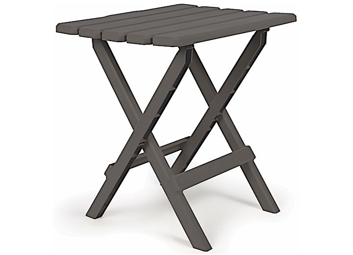 Camco - Table Adirondack Style Quick Folding Plastic Lg Charcoal - 51885