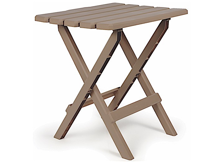 Camco - Table Adirondack Style Quick Folding Plasticlg Taupe - 51887