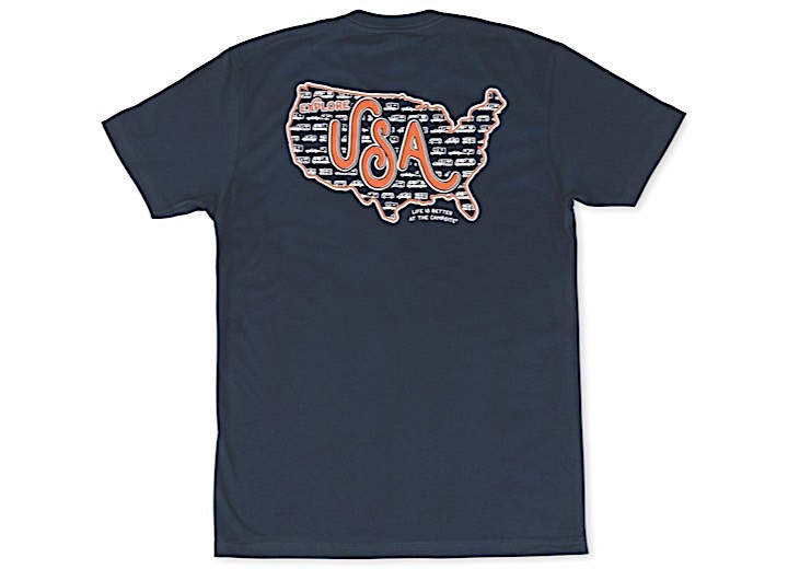 Camco - Life Is Better At The Campsite Shirt Explore Usa Navy Medium - 53421