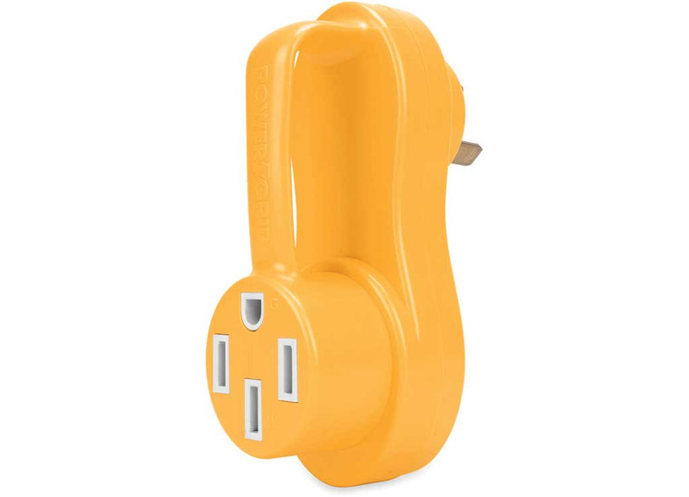 Camco - Powergrip Offset Rv Electrical Adapter 30am/50af - 55133