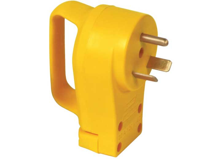 Camco - 30amp Powergripreplacement Male Plug 125v/3750wccsausbulk - 55242