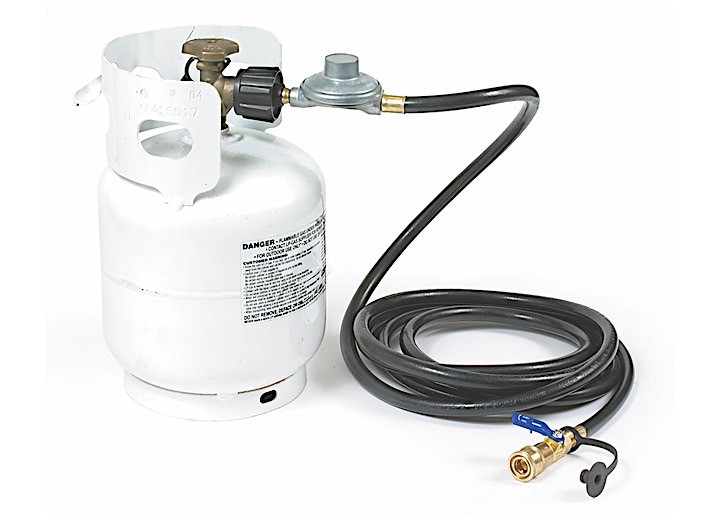 Camco - Camco Hosepropane 6ft W/reg Female Qc W/shutoff Valve Acme - 57629