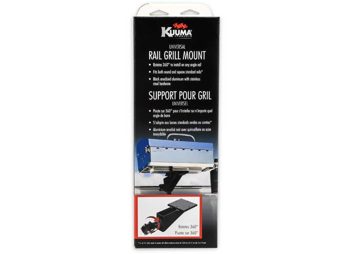 Camco - Grill Mountstow N Go Universal Single Axis Adjustablerail - 58183
