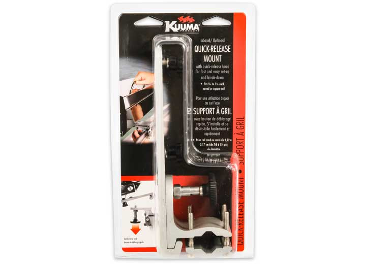 Camco - Grill Mountstow N Go Quickrelease Rail Mount (eng/fr) - 58195