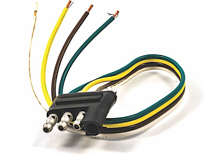 Camco - Trailer Connector  Male  12in Wishbone Harness Trailer End 1/hdrbag (eazlift) - 64839