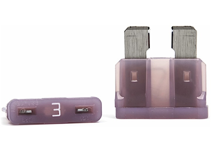 Camco - Fuse 3 Amp Atc/ato Blade Violet 2 Pack Ul - 65121