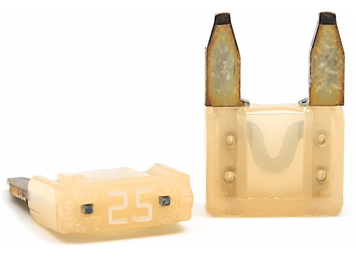 Camco - Fuse 25 Amp Mini Blade Clear 2 Pack Ul - 65151