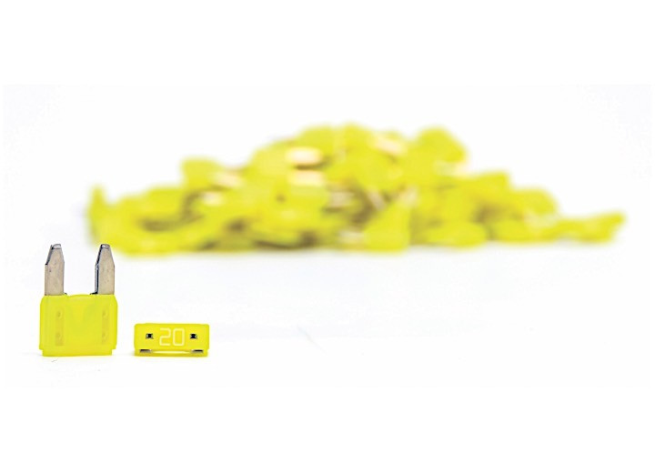 Camco - Fuse 20 Amp Mini Blade 100 Ct. Header Bag Ul - 65425