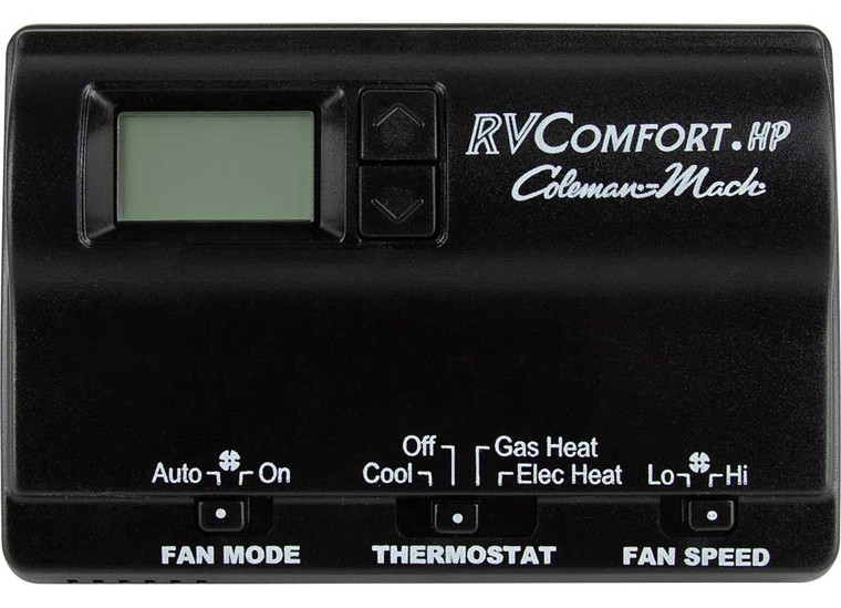 Coleman-Mach - Wall Thermostat Digital Heat Pump W/plug Black - 8530-3381