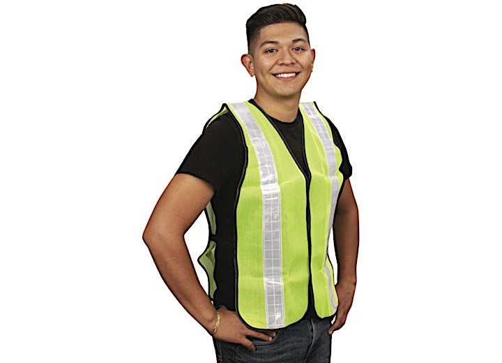 Cordova Consumer - Nonrated Vest Lime 2inch Silver Prismatic Tape Hook & Loop Closure - SPV121W