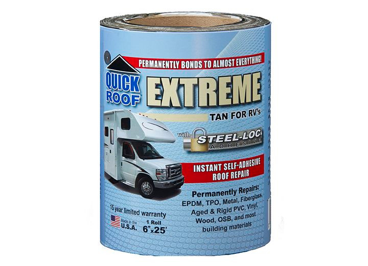 Cofair - Quick Roof Extreme  Tan For Rv's 6inx25ft - T-UBE625