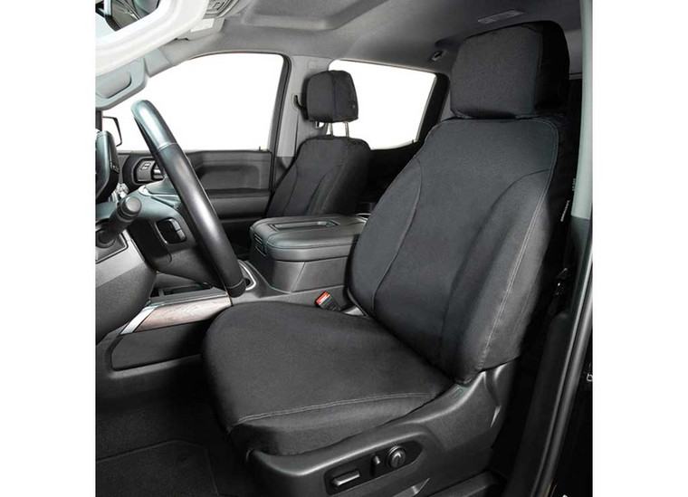 Covercraft - 19c Silverado/sierra 1500 All Cabs (ex. Legacy/ltd) Front Row Seat Covers Black - SS3475WFBK