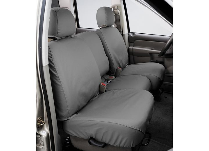 Covercraft - Polycotton Seatsaver Custom Second Row Seat Covers  Grey - SS8485PCGY