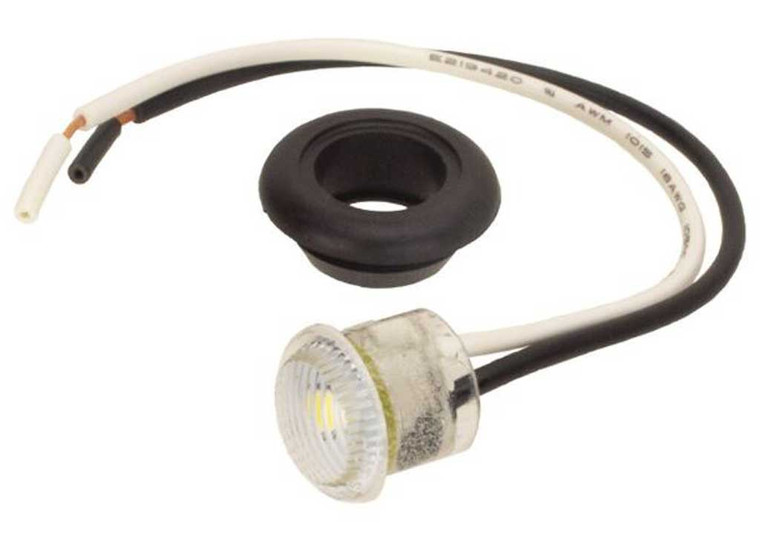 Creative Group - Bullet Light W/grommet Led Clear Lens White Light - CMD-003-183CW