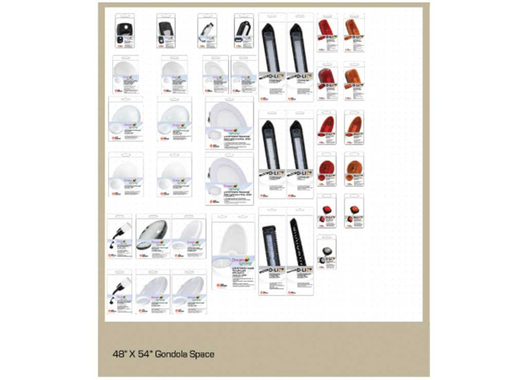 Creative Group - Interior & Exterior Related Lighting Display (2 Pieces Of Each Unit) - DIS-DL-INOUT