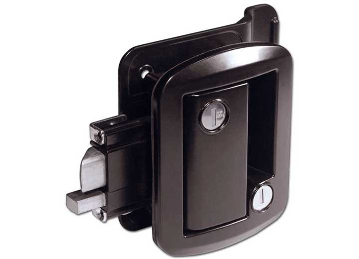 Creative Group - Standard Towable Entry Door Lock Black 1 Lock Random Key Codes - TTL-43610AL-2006-1PK